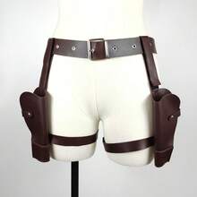 Western Cowboy Belt, Role-Playing Prop Accessory, Lara Croft Holster