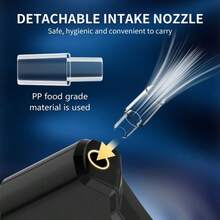 Professional High-Precision Portable Breathalyzer With LCD Digital Display - Non-Rechargeable AAA Batteries, Black ABS Design, Suitable For Home Use, Home Alcohol Detector | Digital Display Device | Durable Plastic Housing, Alcohol Tester - Batteries Not Included - Black - View 8