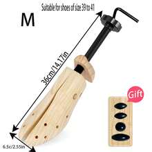 1 pièce Supports en bois multi-usages pour chaussures, élargisseur de chaussures durable, supports antidérapants pour hommes et femmes