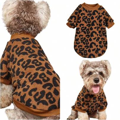Attractive Pet Sweater, Versatile Medium Dog 4-Leg Knitwear Outfit, Suitable For Small Dogs, Winter Pet Clothing