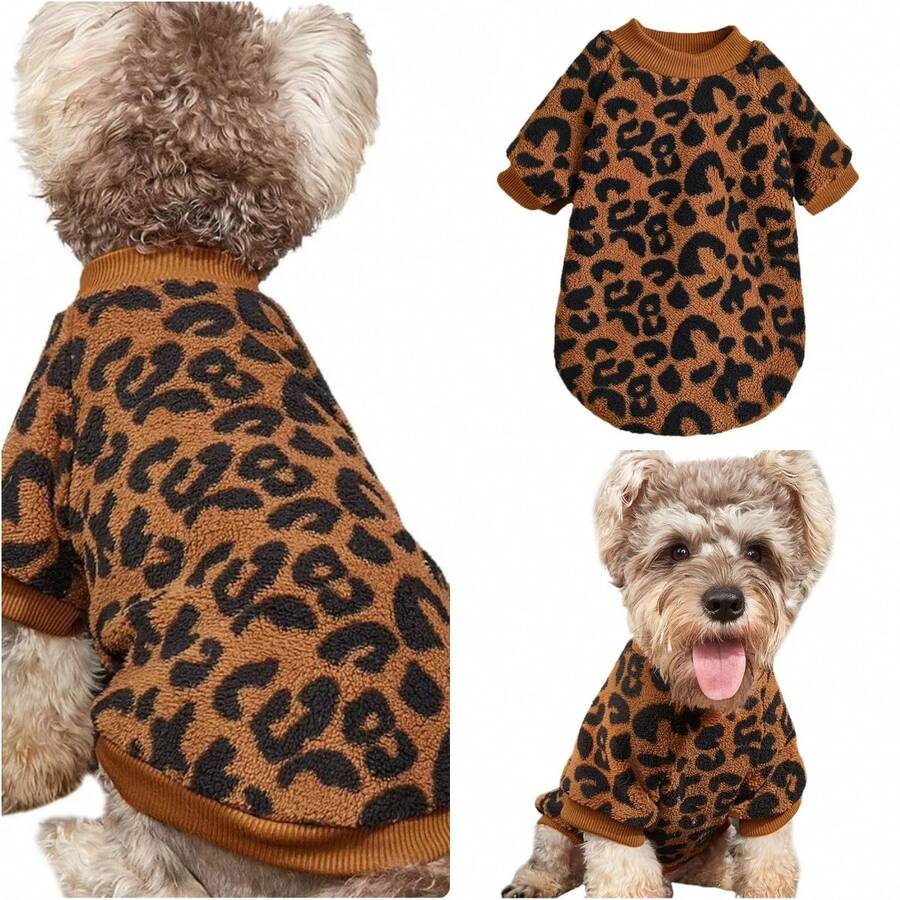 Attractive Pet Sweater, Versatile Medium Dog 4-Leg Knitwear Outfit, Suitable For Small Dogs, Winter Pet Clothing