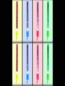 16 bețe luminoase din fibră optică, bețe LED, accesorii luminoase pentru petreceri, baghete cu fibră optică, bețe LED intermitente, potrivite pentru petreceri, nunți, Halloween, sărbători de Anul Nou, culori aleatorii (inclusiv, dar fără a se limita la, culorile afișate) - Multicolor - Vizualizare 12