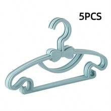 5件/10件/20件粉色儿童衣架，便携式展示衣架，塑料儿童夹克衣架，婴儿衣服收纳架 - 粉色 - 查看 15