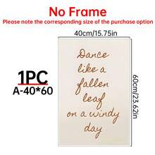 1pc Fall Quote Poster Print, Cozy Autumn Wall Art, Fall Inspirational Poster, Neutral Fall Decoration, Fall Wall Decor,Canvas Wall Art,Posters For Room,Home Decor,Room Decor Aesthetic,Room Decoration Stuff.Optional Frame, Room Decor