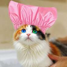 1pc Pet Shower Cap, Adjustable Dog Cat Ear Protection Accessories To Prevent Water Entering Ears, Bathing Supplies - Multicolor - View 3
