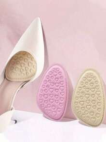 Half Size Shoe Insoles For Men And Women, Front Foot Cushion For High Heels And Sports Shoes, Back Heel Pad To Reduce One Size Of ShoesFor Outdoor,Sport,Travel,Household,Office,School