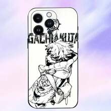 Funda de Teléfono Anime G-Gachiakuta Compatible con  16,15,14,13,12,11 Plus,Pro Max,XS,X,XR,SE,Mini,8,7, Funda Negra de Silicona Suave, Funda Compatible con  17, Funda  17 Pro, Funda  17 Pro Max - z6 - Ver 8