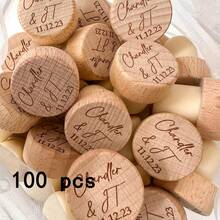 10 cái/20 cái/50 cái/100 cái Nút chai rượu tùy chỉnh, Nút bần cá nhân hóa, Nút chai rượu, Nút chai rượu khắc chữ, Quà tặng đám cưới tùy chỉnh, Quà tặng tiệc tùng, Quà tân gia, Đa chức năng, Trang trí, Phong cách, Nhiều màu sắc, Hiện đại, Tùy chỉnh, Cá nhân hóa, Độc đáo, Dành cho Ngày Valentine, Ngày của Mẹ, Sinh nhật, Lễ tốt nghiệp - nhiều màu - Xem 26