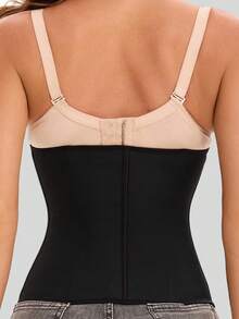 CZXMY Waist Trainer Belt With Zipper High Compression Body Shaper For Women Shapewear 1pc - Black - View 3