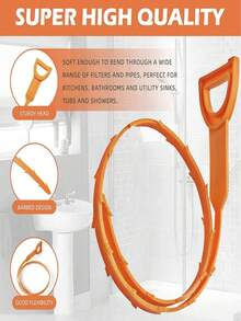 3/2/1件套排水管清洁工具，毛发排水管清洁器，淋浴排水管清洁器，水槽排水管清洁器，排水管毛发去除器，水槽排水管清洁器，排水管毛发去除器，管道清洁器，排水管清洁棒，盘管排水管清洁器