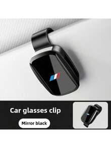Car Sun Visor Storage Box, Sunglasses & Eyeglasses Holder Clip, Durable ABS Material, Suitable For Most Vehicles, Automotive Interior Accessory, Holiday Gift