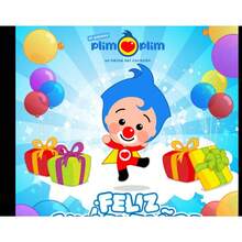 Plim Plim Birthday Party Backdrop For Photography Background Birthday Decor - D - Xem 3