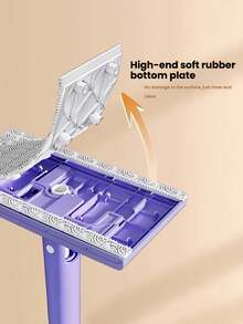 无绳旋转拖把，干湿两用超细纤维拖把，适用于地板清洁，小巧，可重复使用拖把垫，非常适合硬木和复合地板