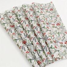 60/30/10 ورقة بنمط رجل الزنجبيل الكريسماسي - مقاس 50.8 * 35.56 سم بتصميم رجل الزنجبيل والنقاط المتداخلة، ورق خفيف الوزن للتغليف الحماية للهدايا والعناصر الهشة، ديكور عيد الميلاد (شرائط قصب السكر الزرقاء والنجوم)، زينة رجل الزنجبيل، تغليف احتفالي، طراز احتفالي، تغليف موسمي، ديكورات احتفالية، منظمو الحفلات - فلورال - مشاهدة 11