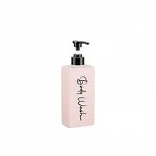 3pcs 400ml Shampoo, Conditioner And Body Wash Refillable Bottles With 3 Waterproof Labels