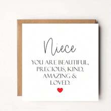 Niece's Birthday Card (With Poem)','Niece's Birthday Card (With Sincere Words)','Niece's Special Birthday Card - Multicolor - View 6