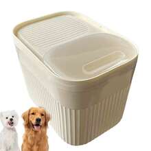 1 szt. hermetycznych pojemników do przechowywania karmy dla zwierząt – duże słoiki na suchą karmę z otwieranym okienkiem, szczelna konstrukcja dla psów, kotów i małych zwierząt – do użytku domowego, podróżnego i komercyjnego