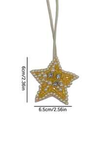 Summer Ocean Style Bag Charm, Starfish, Shell, Crab Pendant Keychain - Multicolor - View 6