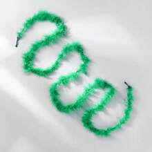 1 Stück bunte künstliche Fellboa 2m Plüschboa für Frauen zum Tanzen, Hochzeit, Party, Halloween, Bühnendekor, Feiertagsparty Kopfschmuck Accessoires, Schal Dekoration, geeignet für Geburtstag, Halloween, Weihnachten, Pferderennen, Teezeremonie, Silvester, Konzert und Heimdekoration, Tanzhochzeit, Bühnenauftritt, Karnevalskostüm und Accessoires, Partyzubehör, ideale Wahl als Geschenk - Verschiedenfarbig - Übersicht 18