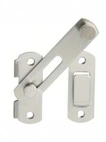 一套不锈钢翻盖式门锁 - 适用于谷仓木门、推拉式法式门和花园门的安全锁栓 - 耐用金属五金件，安装简便 - 彩色 - 查看 9