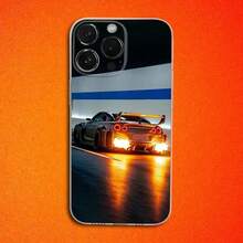 Funda de teléfono Taillight G-GTR Car R35 compatible con  16,15,14,13,12,11 Plus,Pro,Max,XR,XS,X,Plus,SE,Mini, funda transparente suave, compatible con funda  17, funda  17 Pro, funda  17 Pro Max - z3 - Ver 12