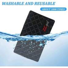 - Alfombrilla adhesiva para salpicadero 4 unidades, extrable y sin rastros con almohadilla de resistente al calor, antideslizante, para telfono celular, anteojos de sol, llaves, monedas - medio - Ver 2