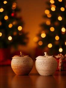 1 pieza Decoración de resina con forma de manzana, adorno de estilo lujoso y creativo, adecuado para escritorio, oficina, estantería, entrada, sala de estar, decoración del hogar, Navidad, Nochebuena, decoraciones navideñas, decoración de habitación, invierno