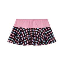 Layered Ruffle Mini Skirt For Women Summer Y2K Dots/Stripe/Heart Print/Solid Color Low Rise A-Line Tiered Short Skirts Party Club Beach Boho Skater Skirts - 彩色 - 查看 6