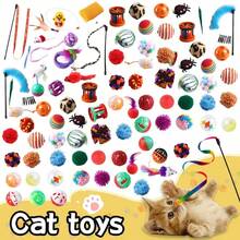 64pcs/48pcs/32pcs/16pcs Mixed Cat Toy Set - Variety Of Colorful Plastic Toys, Suitable For Multiple Cats, Keeps Them Entertained Daily, Cat Toy Assortment Gift Pack, Cat Teaser Toys - Multicolor - View 12