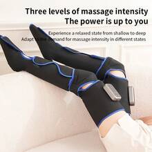 1PC Wireless Charging Full Leg Massager With Heating And Vibration - 4 Modes, Large Screen Display, Soft Fabric, Breathable Design, Suitable For Calves, Thighs, Knees, Ankles And Soles - Perfect Gift For Both Men And Women, Muscle Recovery Tool | Stylish And Modern Massager | Soft And Breathable Fabric, Mother's Day Gift, Father's Day Gift, Gift For Mom On Mother's Day