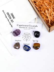 1 Set Constellations Crystals Gift Set, Zodiac Signs Healing Crystals Birthstones Astrology Crystals Healing Stones Gifts