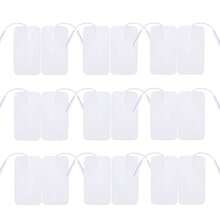 10/50 piezas Almohadillas de electrodo para masaje EMS, dispositivo de terapia TENS, pegatina de masaje corporal de 5x9cm, almohadilla con conector de 2mm - Multicolor - Ver 11