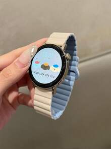 18 毫米 20 毫米 22 毫米硅胶磁性表带兼容三星 Galaxy Watch 3/4/5/6、GT4/3、Garmin、Amazfit - 彩色 - 查看 8