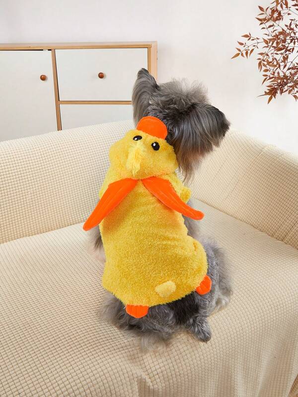 Halloween Cute Yellow Duck Pet Costume, Dog Pet Apparel Halloween Halloween Costumes