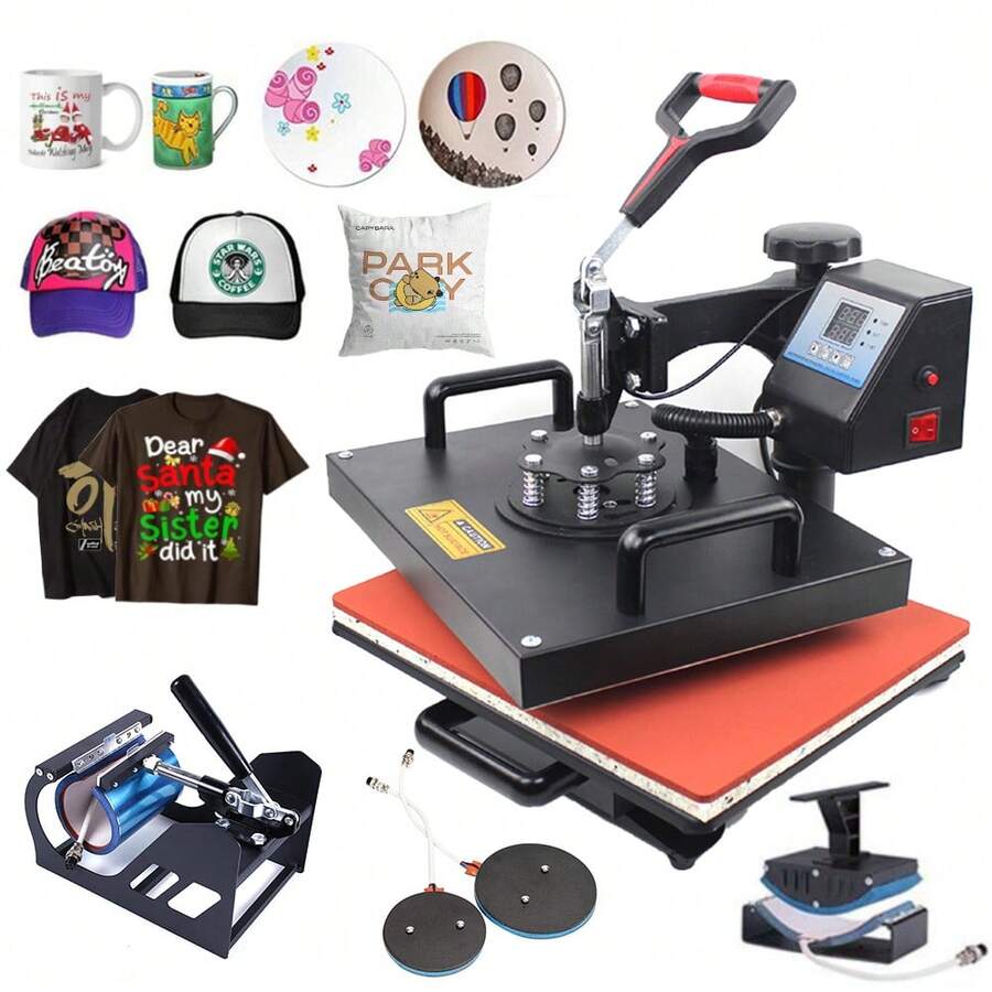 Plancha Sublimadora Control Digital Manual Sublimación29x38 - Negro - Ver 1