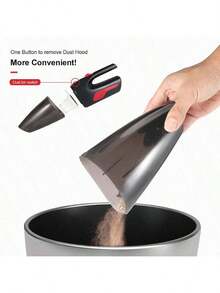 CascadeVac Au Wireless Black Strong Suction Dual Purpose Vacuum Cleaner For Home And Car
