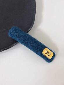 1pc Polyester Casual Bow Hair Clip, Square Bow Design, Suitable For All Seasons, Winter Outfit For Women, Bows, Cute, Claw Clips, Hair Claws, Hair Slide, Hair Barrettes