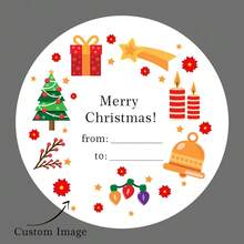 Custom Cardboard, Custom Postcards, Custom Christmas Cards, Custom Greeting Cards, Custom Gift Box Labels, Custom Tags, Custom Wine Labels, Custom Gift Tags, Custom Item Classification Labels, Custom Gift Tags, Party, Birthday, Gathering, Back To School, Independence Day, Beach Party - Christmas Card Paper - View 18