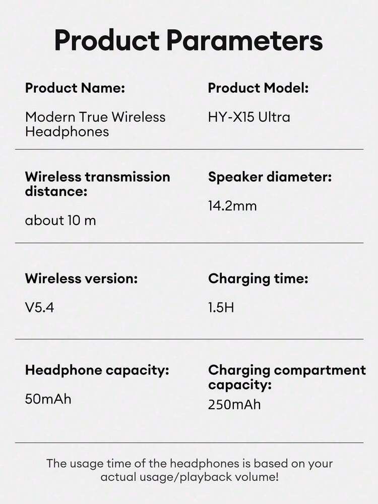 现代 HY-X15Ultra 蓝牙耳机挂耳式被动降噪，Hi-Fi 3D 环绕声效果，适合音乐、游戏、锻炼、骑行，电池寿命长，佩戴舒适，开放式无线耳机 - 紫色 - 查看 9