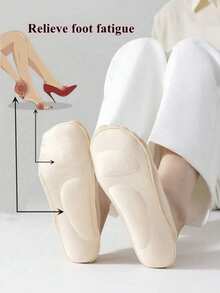 1/3 Pairs Of Business And Leisure Women Wear Socks With High Heels, Breathable Invisible Socks, Women's Boat Socks That Do Not Fall Off The Heel, And Socks That Relieve Foot Fatigue.Large Socks