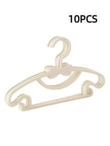 5件/10件/20件粉色儿童衣架，便携式展示衣架，塑料儿童夹克衣架，婴儿衣服收纳架 - 粉色 - 查看 14