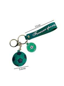 1 peça/2 peças Chaveiro Modelo de Camisa de Futebol Moda, Presente para Fã de Esportes Casual, Adequado para Namorado Presentes de Natal/Dia dos Namorados, Acessórios de Carro, Encantos de Bolsa, Acessórios de Bolsa Escolares, Góticos Fofos Y2k, Porta-Crachás