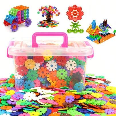 200/120pcs Colorful Plastic Building Blocks Set - Numbered Letters, Snowflakes, And More - Ideal Holiday Gift For Halloween And Christmas, Educational Toys|Vibrant Decoration| Plastic, Building Blocks Toys