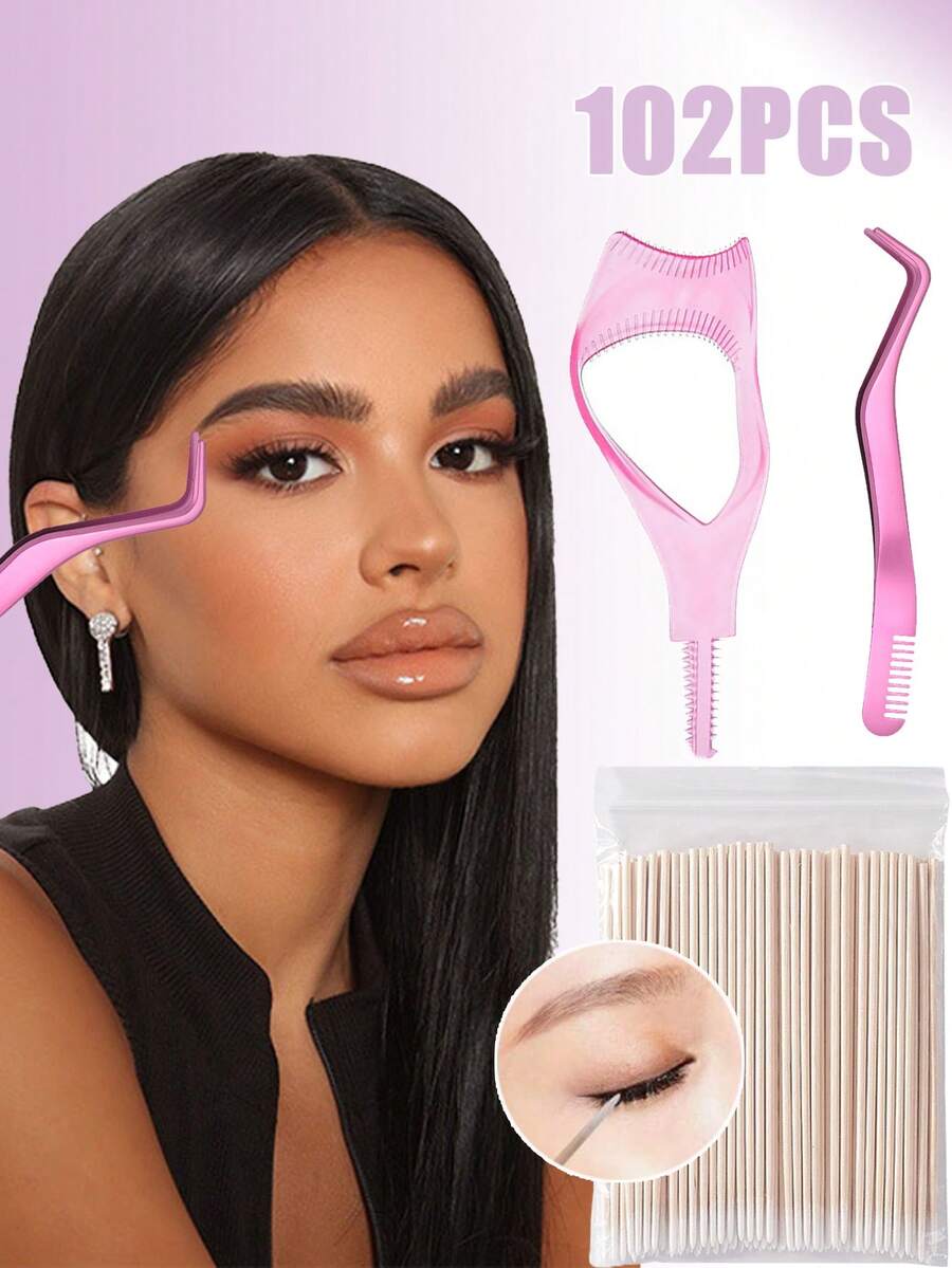 Ultra-feine Reinigungsstäbchen, Einweg-Reinigungsstäbchen, geeignet für Ohren- und Nasenreinigung, Make-up und Körperpflege, Nagel-Reinigungsstäbchen, multifunktionale Schönheitstools, zum Modifizieren von Eyeliner, Lippenkontur, Augenbrauen-Formung und anderen Kosmetiktools, Reinigungsmittel, Haushaltsreinigungsstäbchen, Outdoor-Pflegewerkzeug-Zubehör, Multifunktions-Wimpernzange, Augenbrauen-Lockenwickler, Falsche Wimpern Pinzette