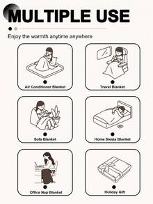 1 chiếc chăn nỉ - Trang trí phòng lý tưởng, in một mặt, siêu mềm, nhẹ, họa tiết hoạt hình, cần thiết cho gia đình, sử dụng hàng ngày, thích hợp làm quà sinh nhật cho bạn bè, gia đình hoặc chính bạn. Thoải mái & ấm áp, mềm mại & dễ chăm sóc, họa tiết da báo đen, chăn đa năng, trang trí phòng, đạt chứng nhận Oeko-Tex. - Nhiều màu - Xem 7