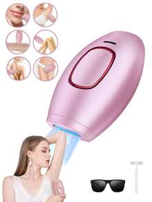 EDVELLA IPL Depiladora de Luz Pulsada, Flashes Depilación Láser para Mujeres, 5 Nivel de Energía, Sistemas de Depilación Dispositivo Profesional Indolora, para Piernas, Cara, Cuerpo, Línea de Bikini - Tipo de Enchufe A USA (110-127V) - Ver 10
