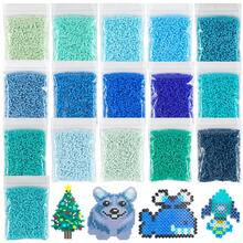 2000 piezas/Paquete Cuentas de fusión mini de 2.6mm Pixel Puzzle Cuentas de hierro para niños Cuentas de fusión DIY Regalo de alta calidad hecho a mano Juguetes educativos