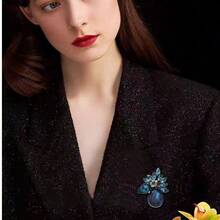 1pc Casual Party Fashion Crystal Brooch Accessory