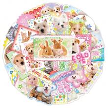 Bộ 40 miếng dán phong cách cổ điển dễ thương, thích hợp để trang trí các vật dụng liên quan đến mèo, chó, thỏ, chuột hamster và các động vật khác, nhãn dán DIY cho vali, đồ dùng làm sổ lưu niệm, nhãn dán ngộ nghĩnh, nhãn dán máy tính xách tay, nhãn dán điện thoại Kindle. - Nhiều màu - Xem 1