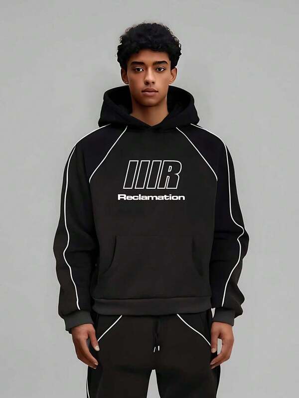 Men's Multi-Color Hoodie Sweatshirt And Pants Set